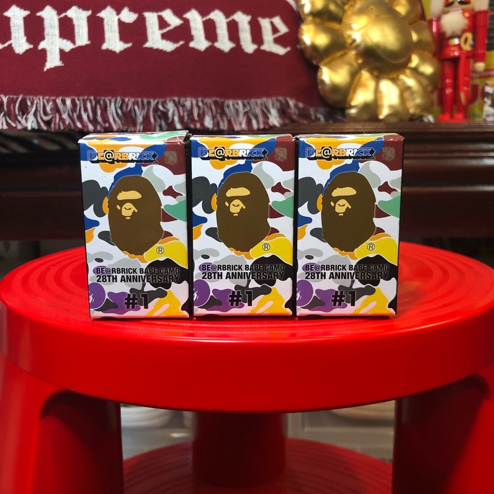 Bape Camo Bearbrick 100% 28th Anniversary #1